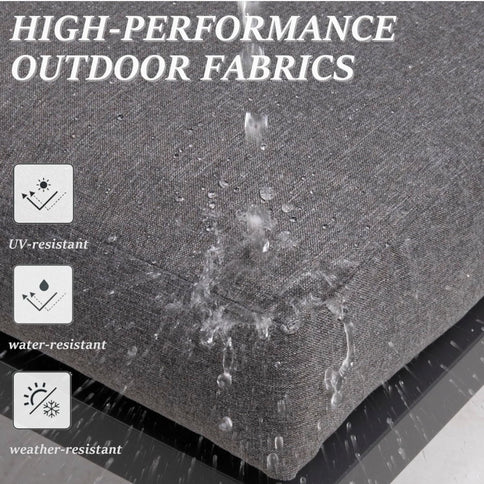 All-Weather Loveseat Sofa With Thick Cushions