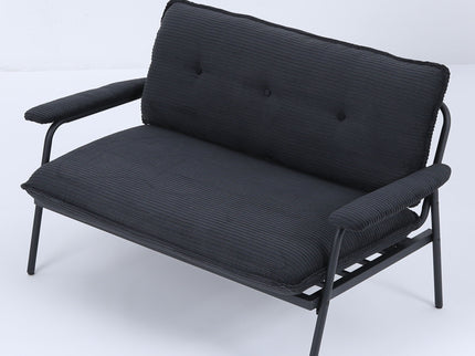 Modern Metal Frame Sofa With Sponge Filling For Compact Spaces And Versatile Use