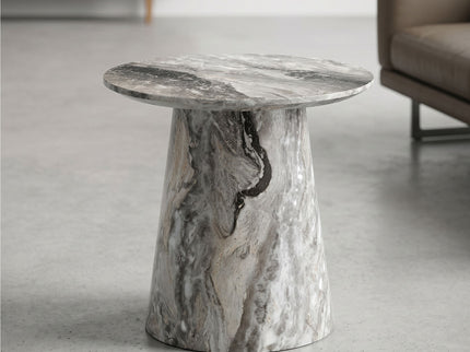 Circular Coffee Table With Adjustable Feet
