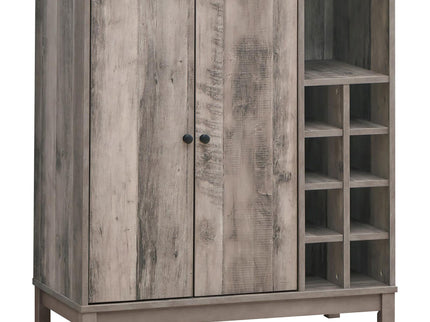 Wine Cabinet With 2 Doors - Gray
