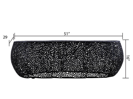 T3601 - Modern Oval Coffee Table
