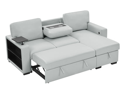 Tracey - Sofabed With Pullout - Silver