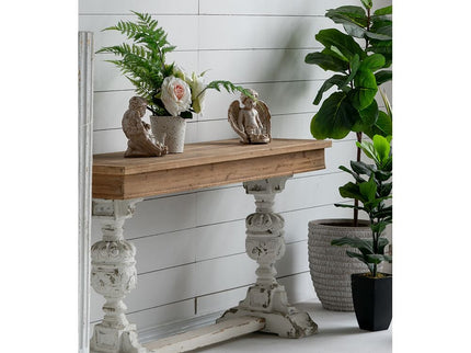 Alcott - Buffet Table - Brown / Antique White