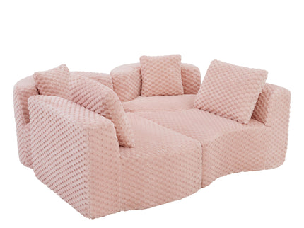 Modular Sectional Sofa With Free Combination Design