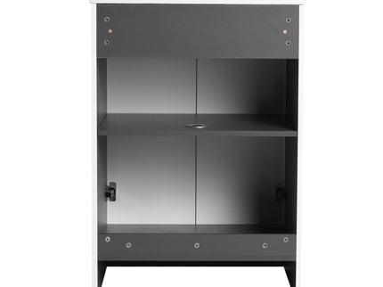 Modern Freestanding Bathroom Vanity With Soft Close Cabinet Doors