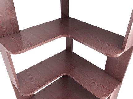 L-Shaped Corner Bookshelf