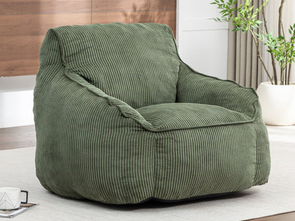 Comfy Bean Bag Chair With Filler, Fluffy And Cozy Seating