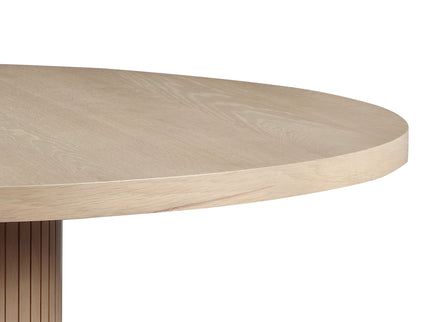 Caspian - Wide Dining Table - Oak Finish