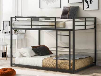 Metal Bunk Bed, Low Bunk Bed With Ladder