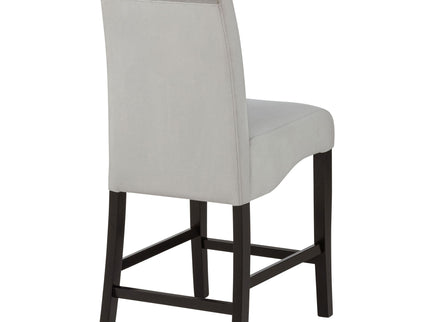 Upholstered Counter Stools (Set of 2) - Gray