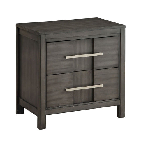 Nightstand With 2 Drawers Design