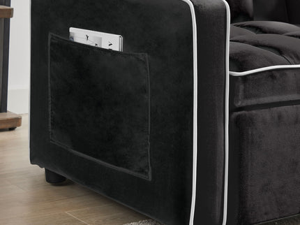 Modern 3 In 1 Sofa Bed Chair, Adjustable Recliner