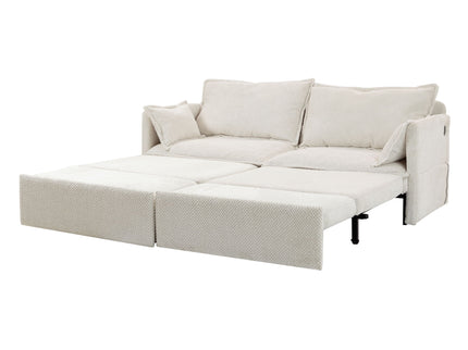 Pull Out Sofa Bed, Convertible Sleeper Sofa Couch, Side Storage, And USB / C - Type Charging Ports Chair
