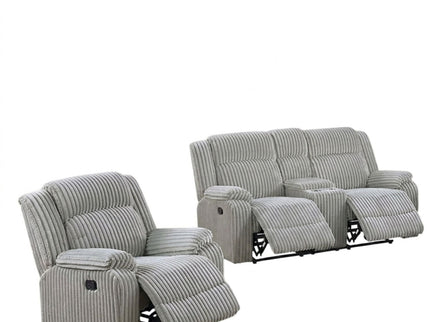 Modern Living Room Set With Pillow Arms
