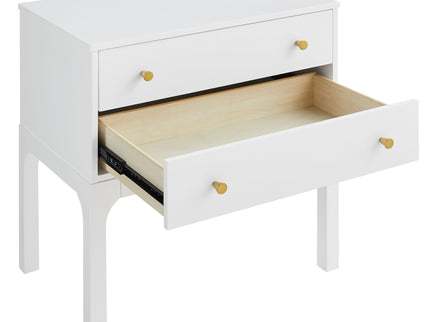 Alonso - 2 Drawer Nightstand - White