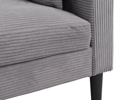 Modern Upholstered Loveseat Sofa, High Resilience