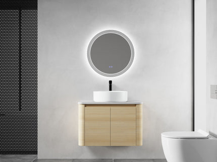 Mounted Bathroom Vanity With Art Sink & 2 Soft Close Doors