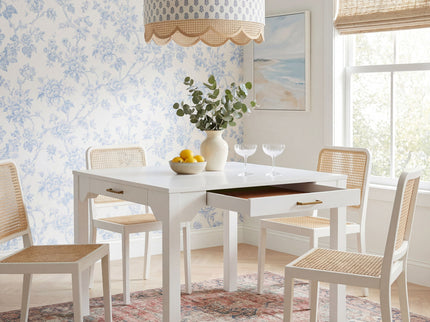Alleyville - Square Dining Table With Storage Drawer - White