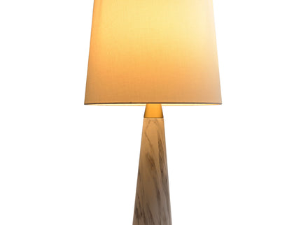 Enclave - Hydro Table Lamp With On / Off Switch Base Shade - Gold / White / White Marble