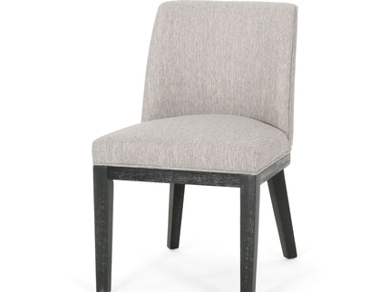 Modern Dining Chair With Durable Fabric Upholstery And Sturdy Wooden Frame (Set of 2)