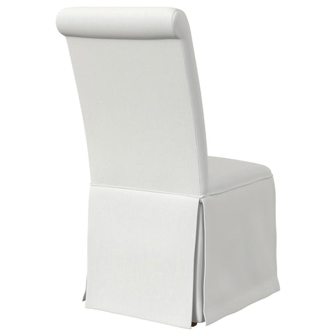 Isela - Upholstered Skirted Side Chair (Set of 2) - White