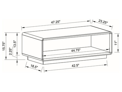 Fletcher - Table With Open Shelf