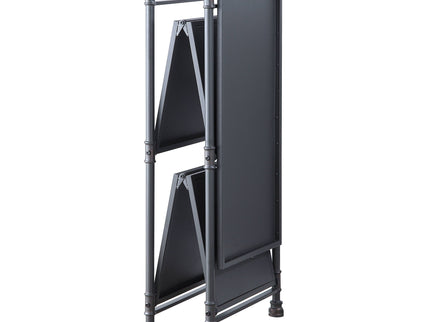 Cordelia - Hand-Brushed Console Table - Black / Bronze
