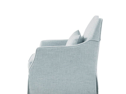 Traditional Design London Skirted Swivel Chair
