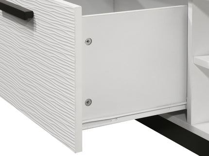 Matilda - Coffee Table With White Faux Marble Top - White