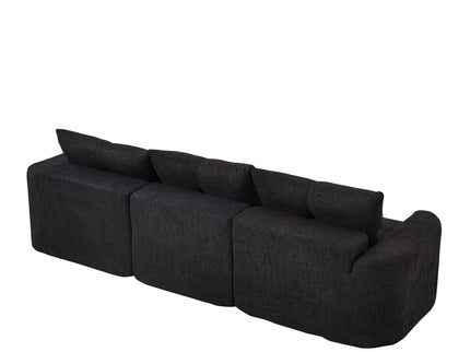 3 Seater With Thickened Armrests Sofa For Living Room