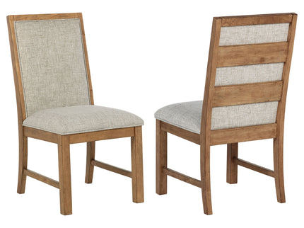 Survista - Upholstered Dining Side Chair (Set of 2) - Brown