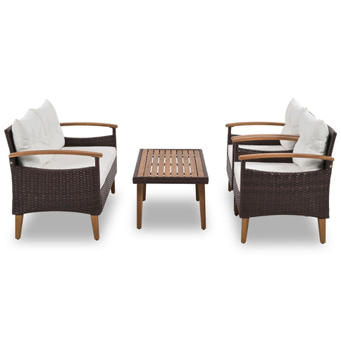 4 Piece Garden Furniture, Patio Seating Set