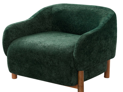 Modern Accent Chair With Recessed Arms And Tight Back