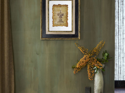 Lucian - Framed Antiqued Sculpture Print