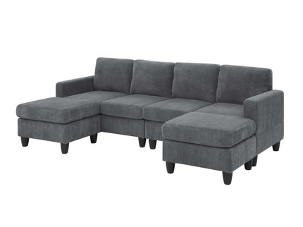 Modular Sectional With 2 Ottomans