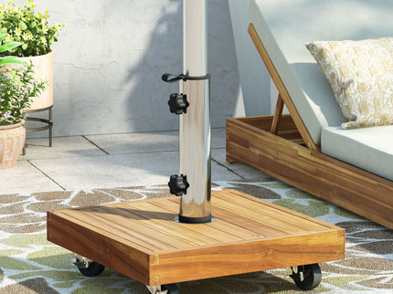 Ralph - Square Umbrella Base - Teak