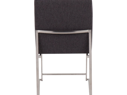 Fuji - Contemporary High Back Dining Chair, Modern Elegance (Set of 2)