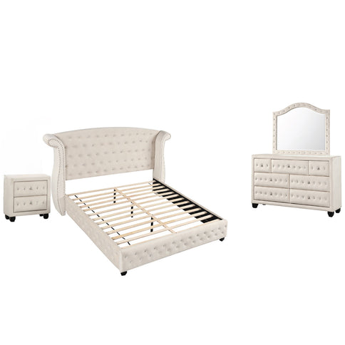 Sophia - Upholstered Bedroom Set
