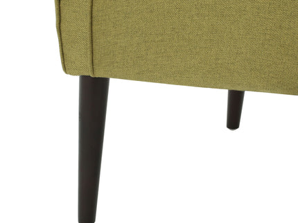Contemporary Upholstered Club Chair With Button Tufting
