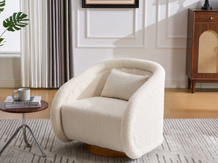 Swivel Accent Chair With 360 Degree Rotating