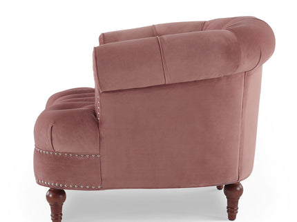 La Rosa - Victorian Tufted Upholstered Accent Chair