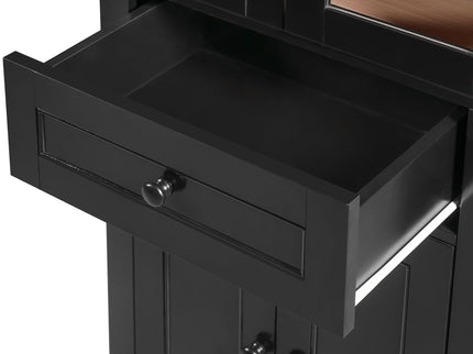Bathroom Storage Cabinet, Adjustable Shelves & Drawer, Freestanding Tower
