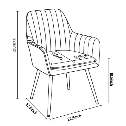 Modern Mid Back Dining Chairs