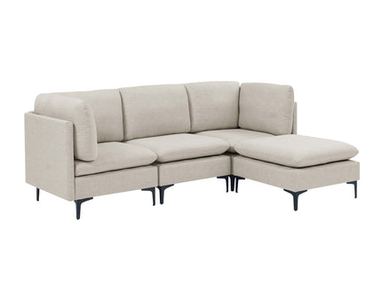 Upholstered Modular Sectional & Tall Legs
