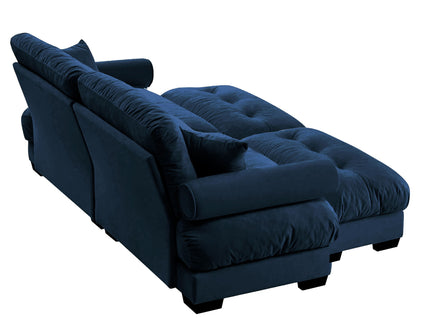 Super Comfort Oversized Modular Sectional Sofa With Movable Ottoman