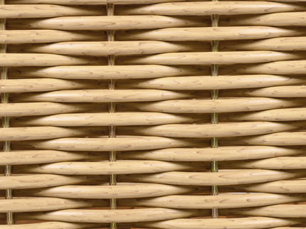 Outdoor Club Chair With Wicker Armrest