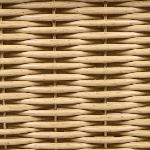 Outdoor Club Chair With Wicker Armrest
