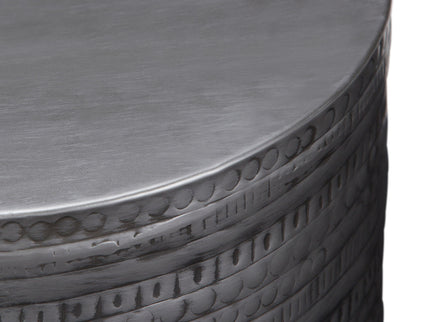Johnsen - Handcrafted Large Metal Accent Table