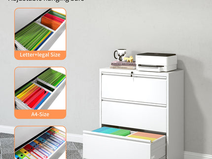 Premium Drawer Metal Lateral File Cabinet With Lock