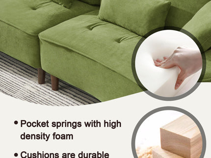 Comfortable Deep Seated Sofa With Pillows
